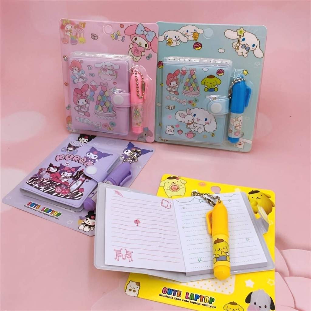 toko mainan online NOTEBOOK SANRIO + PEN E-001