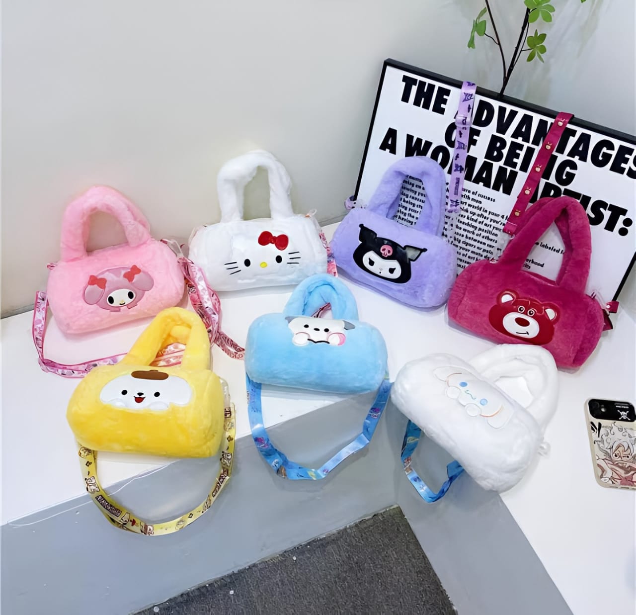 toko mainan online TAS BULU TABUNG