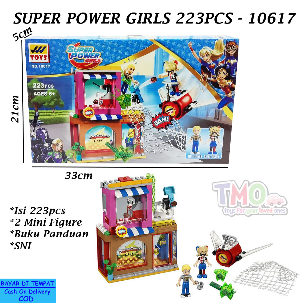 toko mainan online SUPER POWER GIRLS 223PCS - 10617