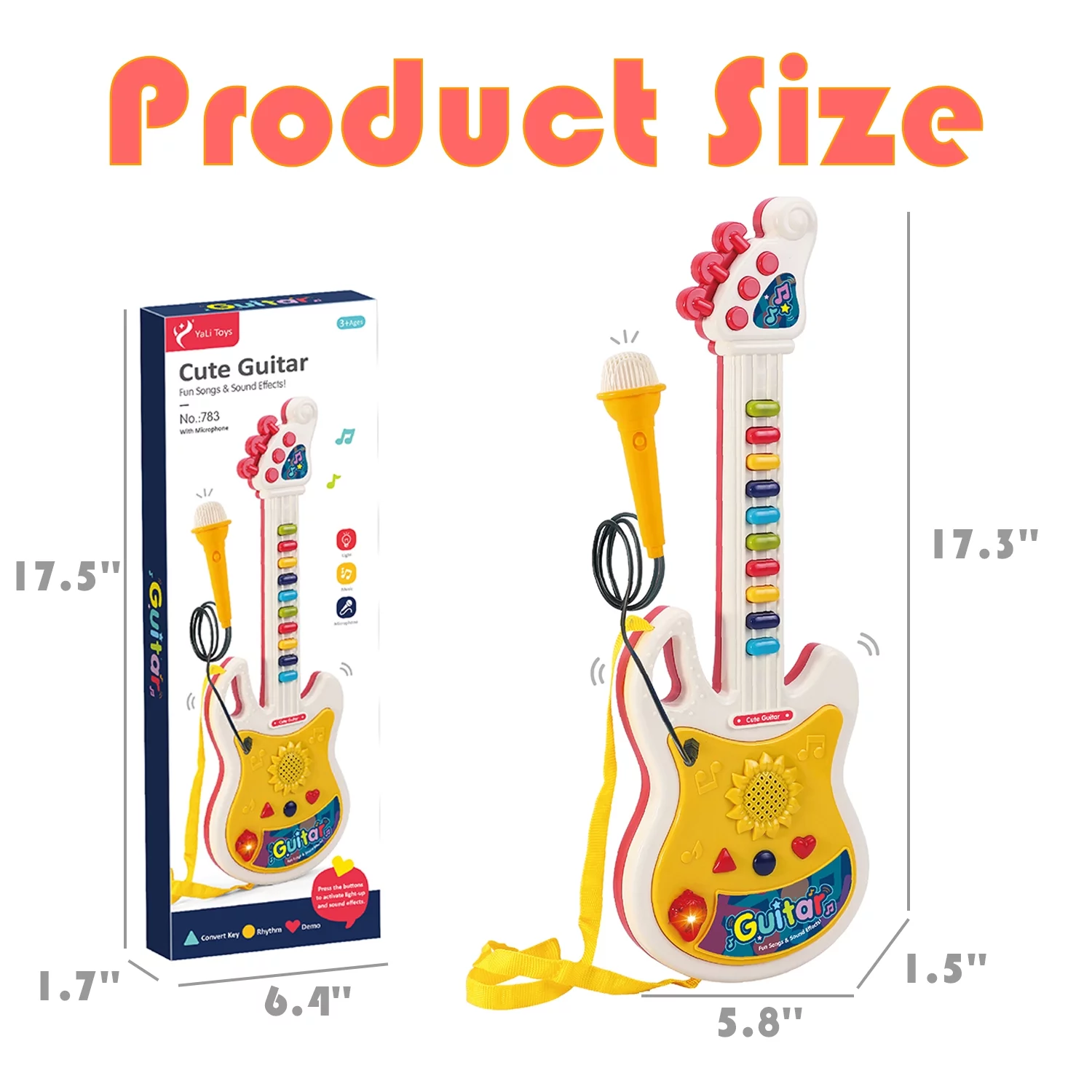toko mainan online CUTE GUITAR 2240A / 732