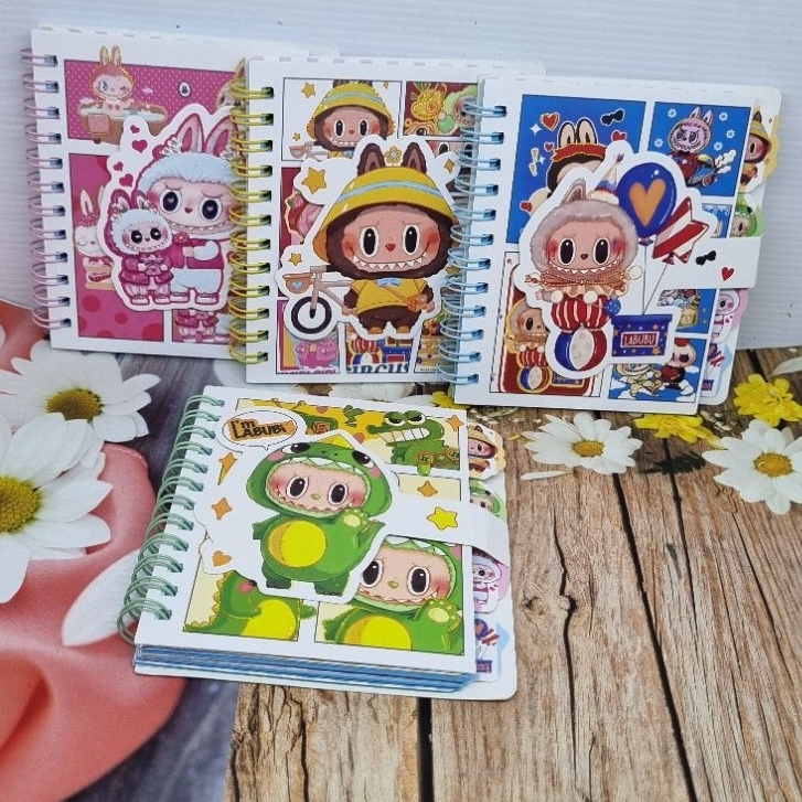 toko mainan online NOTEBOOK LABUBU XQ-6416