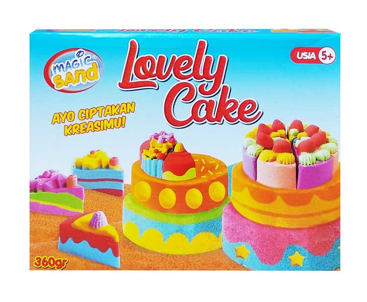 toko mainan online COTTON SAND LOVELY CAKE NEW - 49045