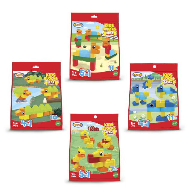 toko mainan online PLAYGO KIDS BLOCKS - 35004