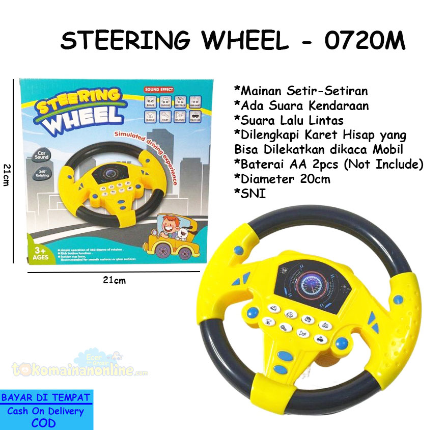 toko mainan online STEERING WHEEL - 0720M