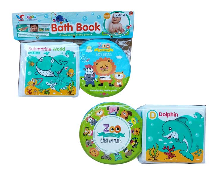 toko mainan online BATH BOOK ANIMALS - A512