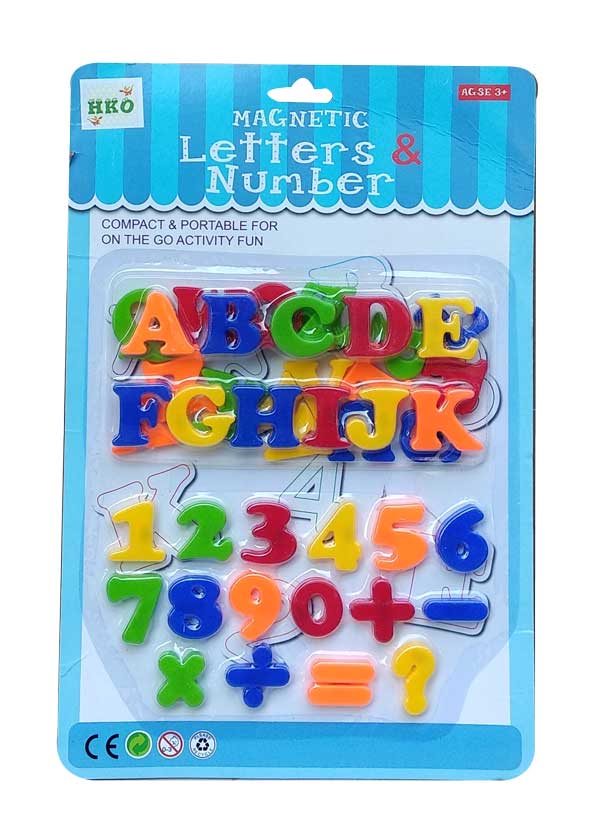 toko mainan online MAGNETIC LETTERS&NUMBER - QJ5562