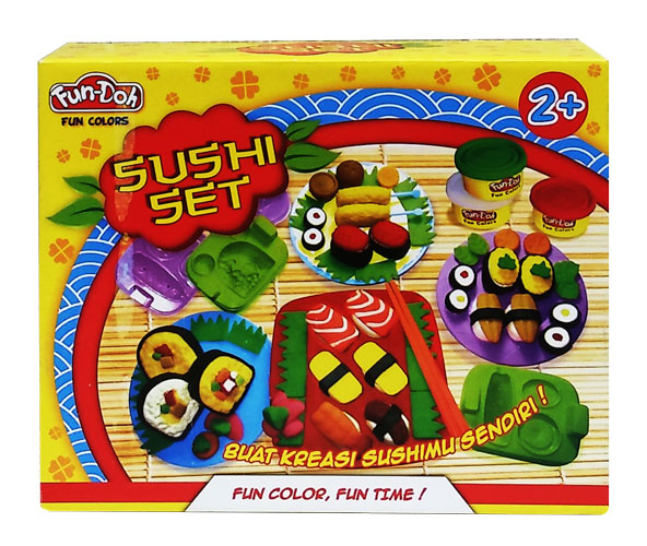 toko mainan online DOugh Sushi SET - 28065