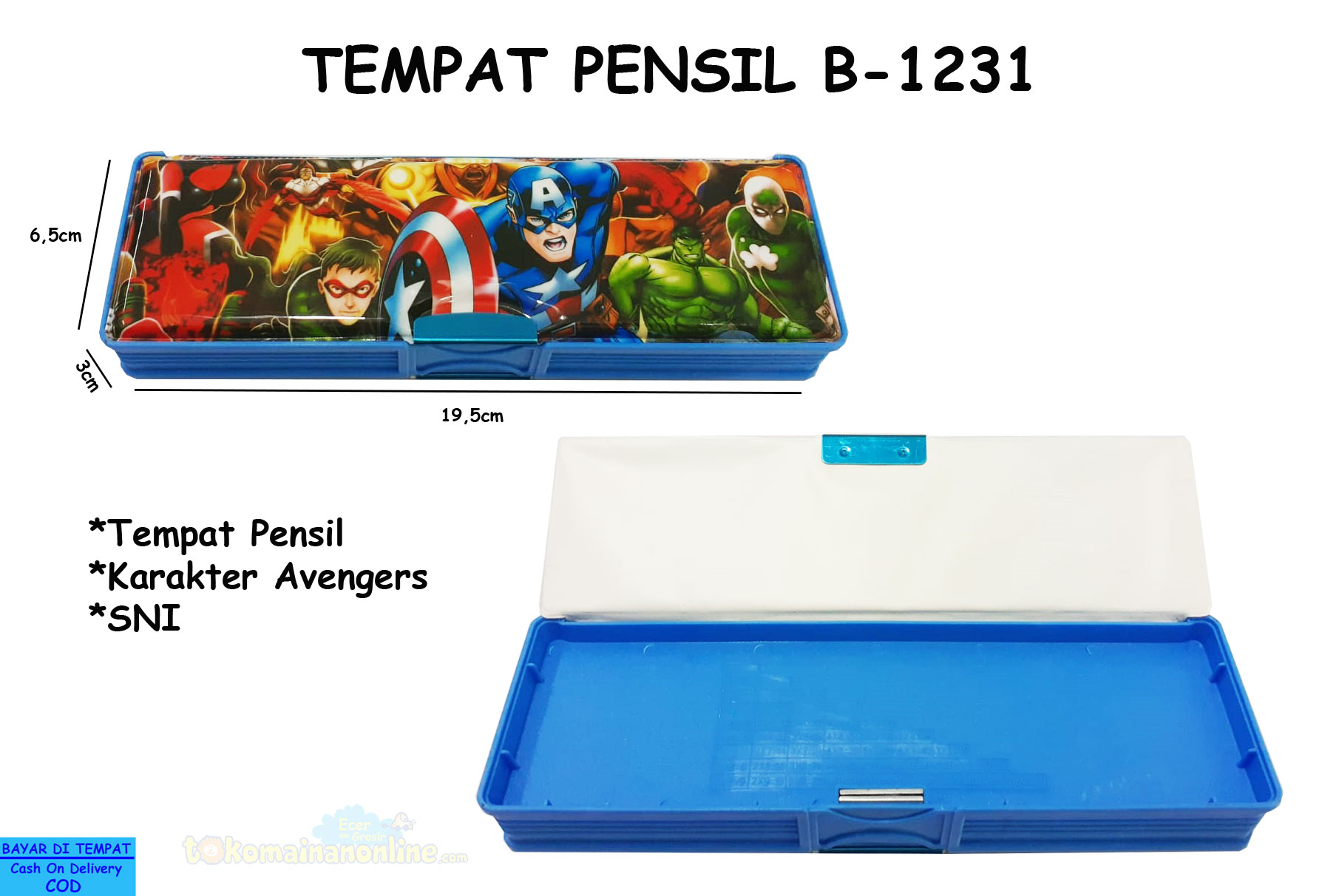 toko mainan online TEMPAT PENSIL B-1231